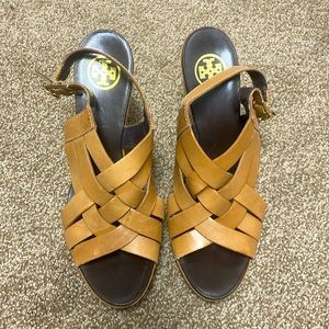Tory Burch Wedges size 8. EUC.